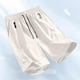 thumbnail image 2 of Mens Trabajo Pantalones Cortos de Moda de Color Sólido Suelto Cómodo Movimiento Cortos de Piernas Rectas para Diario Y Casual, 2 of 5