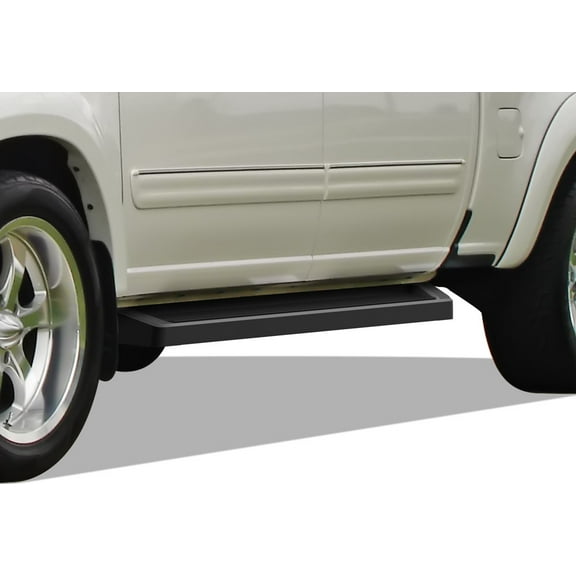 2004-2006 Toyota Tundra Double Cab 2001-2007 Toyota Sequoia Black Finish 6 Inch iRunning Board Door to Door Side Bar Side Step Running Board