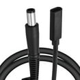 thumbnail image 1 of 0.5FT USB C to DC PD Power Fast Charging Cable, 7.4mmx5mm 65W/18V-20V DC Power Cable, Type C Input 3.25A Adapter Jack Converter for Router, Camera, TV Box, Desk Lamp(Black), 1 of 6