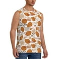 thumbnail image 2 of Haiem Men's Cartoon Print Tank Tops Summer Sleeveless Cut Off Workout T-Shirts Fitness Vest Athletic Undershirts-Large, 2 of 8