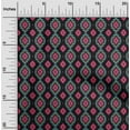 thumbnail image 1 of oneOone Viscose Chiffon Fabric Diamond & Swirl Ikat Print Sewing Fabric BTY 42 Inch Wide, 1 of 4