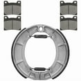 thumbnail image 4 of Front Brake Pads & Rear Brake Shoes for Yamaha XV750 Virago 750 1988-1997, 4 of 4
