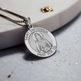thumbnail image 5 of PicturesOnGold.com Saint Dwynwen Round Religious Medal - 1 inch Size of a Quarter, Solid 14K Yellow Gold, 5 of 8