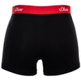 thumbnail image 3 of s.Oliver Calzoncillos para hombre, paquete de 3 - Boxer Briefs, Algodón Stretch Negro Contrast XXL, 3 of 7