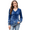 Navy Floral, variant on Weardear Women Casual Dressy Tops V Neck Long Sleeve Blouse Loose Fit Trendy Tunic Clothes, L