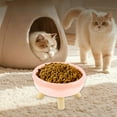 thumbnail image 6 of Pet Bowl Under 5 ! Kadlawus Elevated Pet Bowl Cat Dish Pet Feeder Donut Shaped Tall Legged Neck Protecting Large Diameter Bowl for Cats Dogs Anti-Tip, 6 of 6