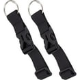 thumbnail image 2 of 2Pcs Luggage Straps Coat Jacket Gripper Holder Suitcase Belt Clip Ring Hook Black Adjustable Belt Straps with Iron Hinged Rings and Plastic Release Buckle Polyester Travel Accessories, 2 of 8