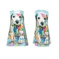 thumbnail image 6 of Defioc A Funny Little Dalmatian Puppy Pattern Women's Summer Dresses 2025 Beach Casual Sleeveless Tank Loose Sundress Beach Vacation Clothes with Pocket -3X-Large, 6 of 7
