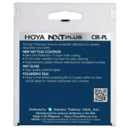 Hoya NXT Plus 49mm 10-Layer HMC Multi-Coated UV Lens Filter, Low-Profile Aluminum Frame - With Hoya NXT Plus 49mm 10-Layer HMC Multi-Coated Circular Polarizer Lens Filter