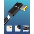 thumbnail image 2 of HelianthusUSB-C Female to Slim Tip Yellow Connector, 100W Power Charging Adapter for Yoga 2, 11, 11E, 12, 13, 730-15, 1 Adapter,, 2 of 8
