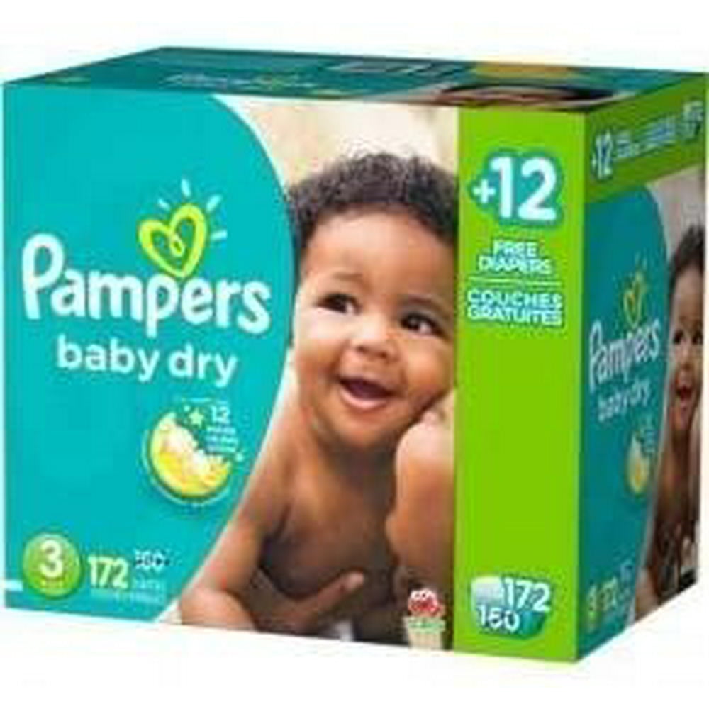 Pampers BabyDry ECON Bonus Size 3 172ct