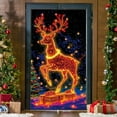 thumbnail image 4 of Decoraciones navideñas de NYlon, puerta fluorescente navideña, cubierta de puerta, fondo, adornos navideños, decoraciones navideñas para exteriores, decoraciones navideñas, decoración navideña, 4 of 6