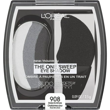 L'Oreal Paris Studio Secrets Professional One Sweep Eye Shadow, 908 Smoky For All Eyes