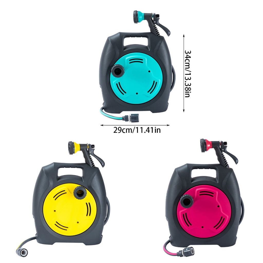 Garden Retractable Hose Reels Garden Watering Water Hose Reels Tool for Outdoor