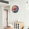thumbnail image 6 of Indoor 12' Voice-Activated Luminous Decoration Wall Clock With LED Night Light Flamingo, 6 of 8