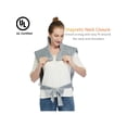 thumbnail image 3 of Large Heating Pad for Neck and Shoulders Back Pain Relief, Weighted Electric Heating Pads with Auto Shut Off, Full Body Back Heat Pad, Fast Heating an, 3 of 5
