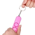 thumbnail image 6 of Personal Safety Alarm Keychain - 120Db Dual Speakers With Led Light, Anti-Lost Alert In Pink, For Women, Kids, Elderly, Emergency Situations, 6 of 6