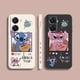 thumbnail image 2 of Case For VIVO Y55 Y52S Y53S Y66 Y55S Y73S 5G Y85 Y93 Y76 Y91 Colour Simple Liquid Silicone Capa Case Cartoon Lilo & Stitch Angel, 2 of 5