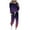 Z-Basic Purple, variant on Fanxing Sweatsuits 2pcs Sets Womens Plus Size Women's 2025 Two Piece Outfit Long Sleeve Crewneck Pullover Tops and Long Pants Tracksuit 2pcs Sweatsuit Sets Tie-Dye Long Sleeve Tops Casual Pants