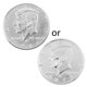 thumbnail image 1 of Moneda de medio dólar, plata, oro, trucos de magia, truco con monedas, truco callejero de cerca, 1 of 5