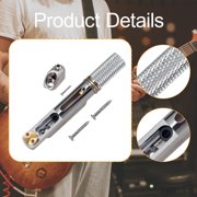 LeeQinersw Headless Guitar Bridge Split Tailpiece Practical Hardware Easy Assembly Supplies Silver