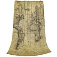 thumbnail image 2 of Susaid Vintage World Map Print Microfiber Cleaning Cloth, Multi-Functional Cleaning Towels, Highly Absorbent Cleaning Rags,Cleaning Cloths for Car Kitchen Home-40"x30", 2 of 7