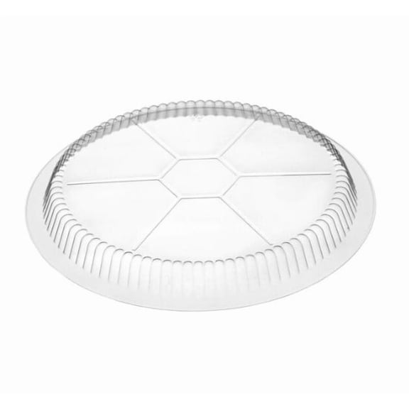 Watson Distributing 9" Clear Round Plastic Dome Lid 500/Case
