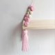 thumbnail image 4 of Wall Shelf Floating Shelf Wooden Shelf Swing Hanging Wall Shelf Girls Kindergarten Decoration Size: 38x14x1.2cm(pink), 4 of 4