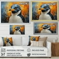 thumbnail image 4 of Designart "Portrait Of Curious Penguins I" Penguin Floater Framed Wall Art Prints, 4 of 5