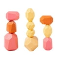 thumbnail image 1 of HILABEE Wooden Balancing Stacking Stones Rocks Sorting and Stacking Games Early Learning 10 pcs, 1 of 8