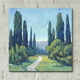 thumbnail image 5 of Epic Art 'Cypress Path I' by Tim O'Toole, Acrylic Glass Wall Art, 12"x12", 5 of 7