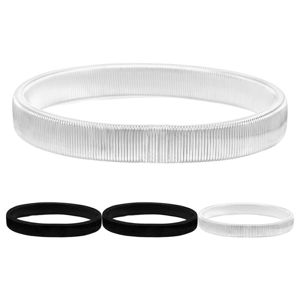 pulseras envolventes entrelazadas, apilables, con cadena de serpiente para sujetar las mangas.