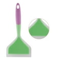 thumbnail image 3 of Silicone Kitchen ware Cooking Utensils Spatula Beef Meat Egg Kitchen Scraper Wide Pizza Cooking Tools Non\-stick Head green handle powder, 3 of 9