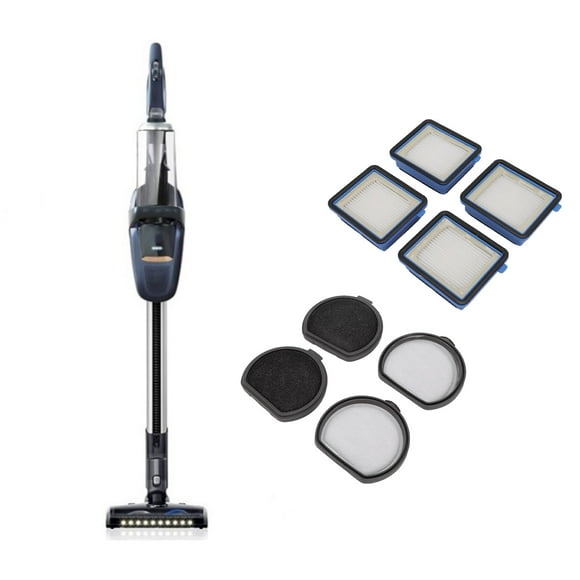 Vacuum Cleaner Filters Kit, Easy To Install Vacuum Cleaner Replacement Filters 4 PCS ABS Silicone High Efficiency for Maintain