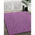 thumbnail image 3 of Ahgly Company Machine Washable Indoor Rectangle Transitional Dark Magenta Purple Area Rugs, 3' x 5', 3 of 7