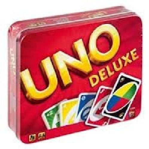 Mattel Games UNO Deluxe Card Game Tin Y5026 GIFT KIDS GAME FAMILY GAME NEW 