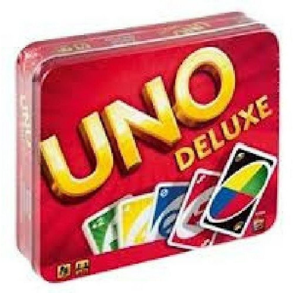 Mattel Games UNO Deluxe Card Game Tin