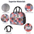 thumbnail image 4 of Womens Pioneer Flower Floral Print Pattern Lunch Box for Work,Insulated Lunch Bag for Women,Loncheras Para Mujer,Leakproof Adult Lunch Bag for Work,Beach,Travel,Picnic,Camping, 4 of 6