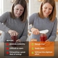 thumbnail image 3 of Jar Opener for Weak Hands, Multi-Purpose Bottle & Jar Opener with Ergonomic Grip, Easy Lid Opener for Seniors and Low Hand Strength (white), 3 of 7