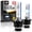 8000K White Blue, variant on Mega Racer D2S/D2R Xenon HID Headlight Bulb 6000K Cool White 2 PACK - OEM Replacement, 85V AC, 35W, 4000 Lumens Car Bulbs