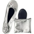 thumbnail image 1 of GUDGUDEE Women's Ballet Flat Shoes Foldable Portable Travel Roll Up Slippe, 1 of 6