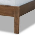 thumbnail image 5 of Baxton Studio Anthony Modern and Contemporary Walnut Brown Finished Wood King Size Panel Bed, 5 of 8