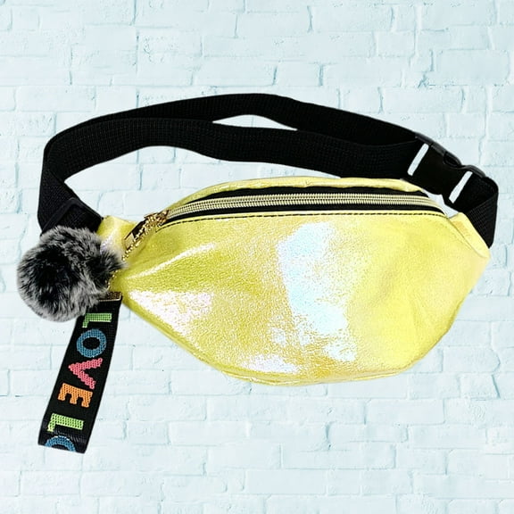 HONITANO 1Set Fanny Pack For Women Pu Leather Small Chest Bag Running Party Crossbody Bag