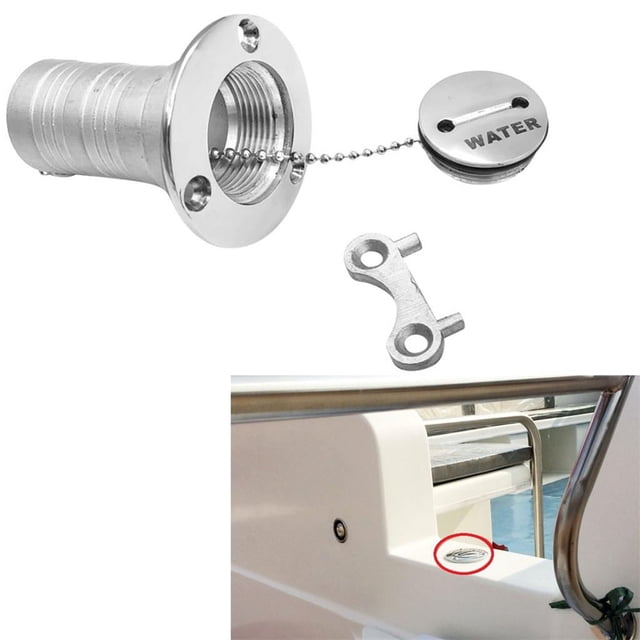 Tapa sin llave de Relleno de cubierta de agua de barco marino shamjiam acero inoxidable premium 2'