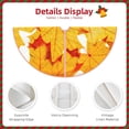 thumbnail image 3 of Bingfone Christmas Tree Skirt Mat Christmas Decoration Interior 36" -Autumn Maple Leaves, 3 of 6