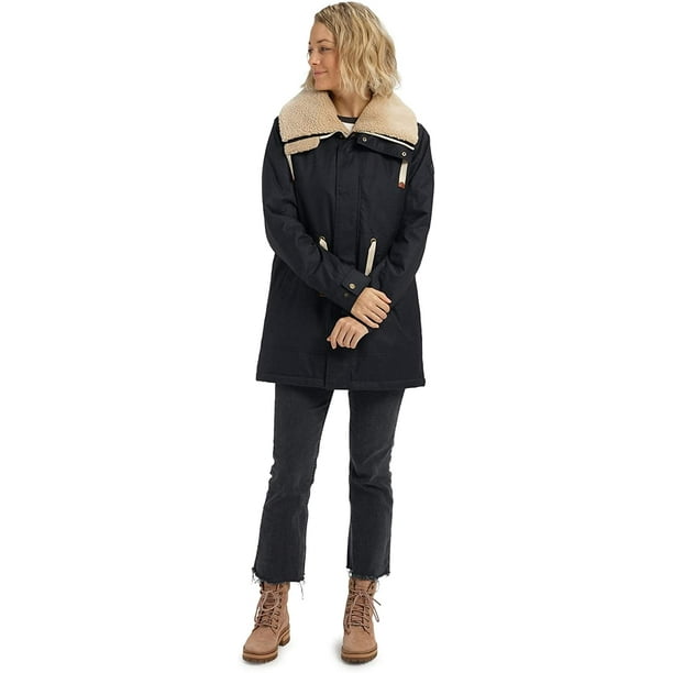 Burton Womens Hazelton Jacket True Black X Large Walmart