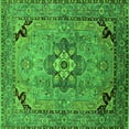 thumbnail image 1 of Ahgly Company Indoor Square Oriental Green Industrial Area Rugs, 8' Square, 1 of 4