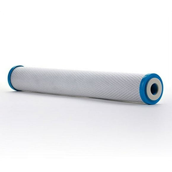 Hydronix CB-25-2001 Universal NSF Coconut Activated Carbon Block Water Filter, 2.5" x 20" - 1 Micron