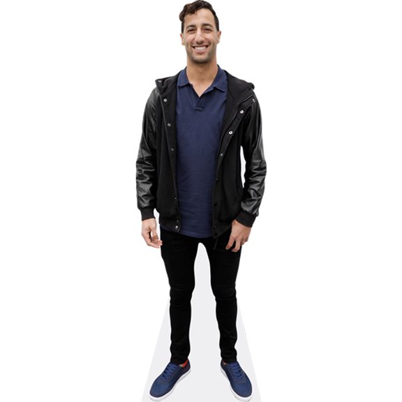 Daniel Ricciardo (Leather Jacket) Lifesize Cardboard Cutout Standee