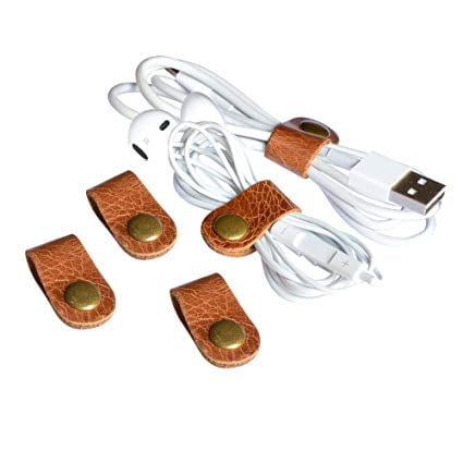 Coffee Leather Cable Straps,Ties,Cord Winder Organizer,Keeper for Earbuds,USB,Mouse Cable,Charging Cord,10pcs pack,Maylo Coffee Leather Cable Straps,Ties,Cord Winder Organizer,Keeper for Earbuds,USB,Mouse Cable,Charging Cord,10pcs pack,Maylo